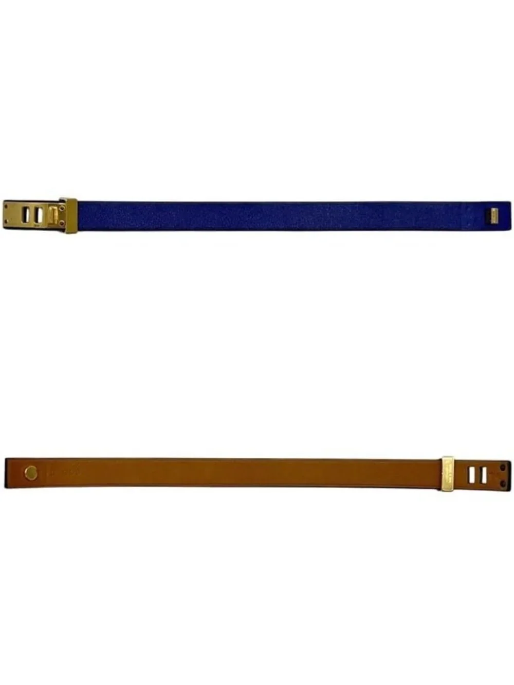 Hermes Bracelet Mini Dog Navy Swift Leather